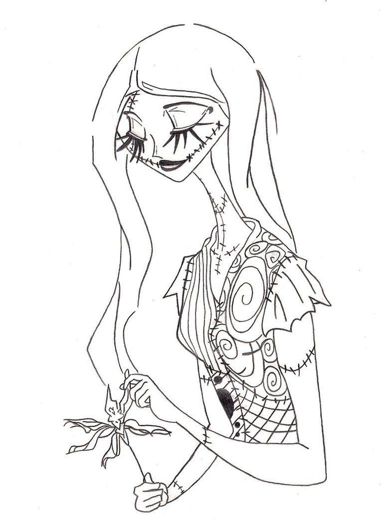 Nightmare Before Christmas Colouring Pages 766x1044 Nightmare Before Christmas Colouring Pages