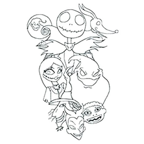 Nightmare Before Christmas Jack And Sally Coloring Pages at ...