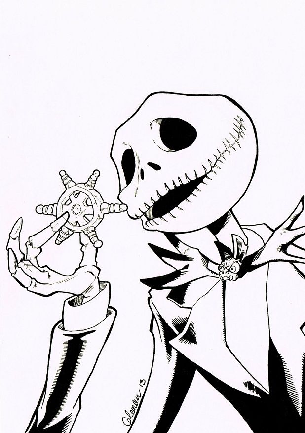 Coloring Pages The Nightmare Before Christmas 7