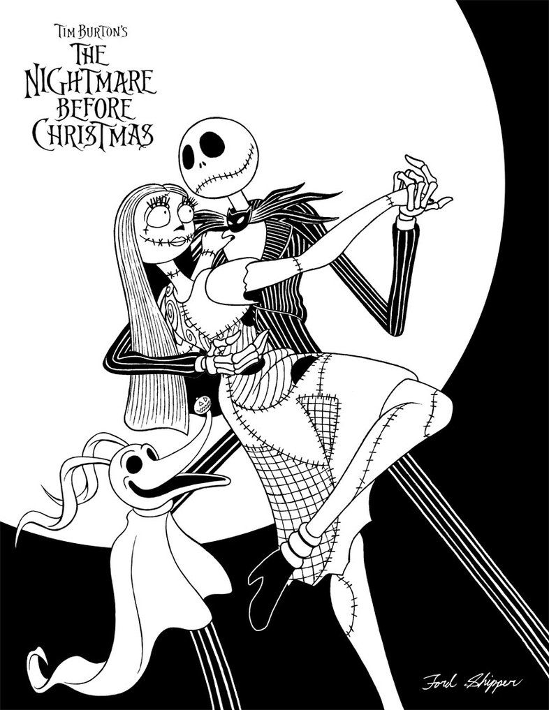 Jack Skellington And Sally Drawings The Nightmare Before 786x1017 Jack Skellington And Sally Drawings The Nightmare Before