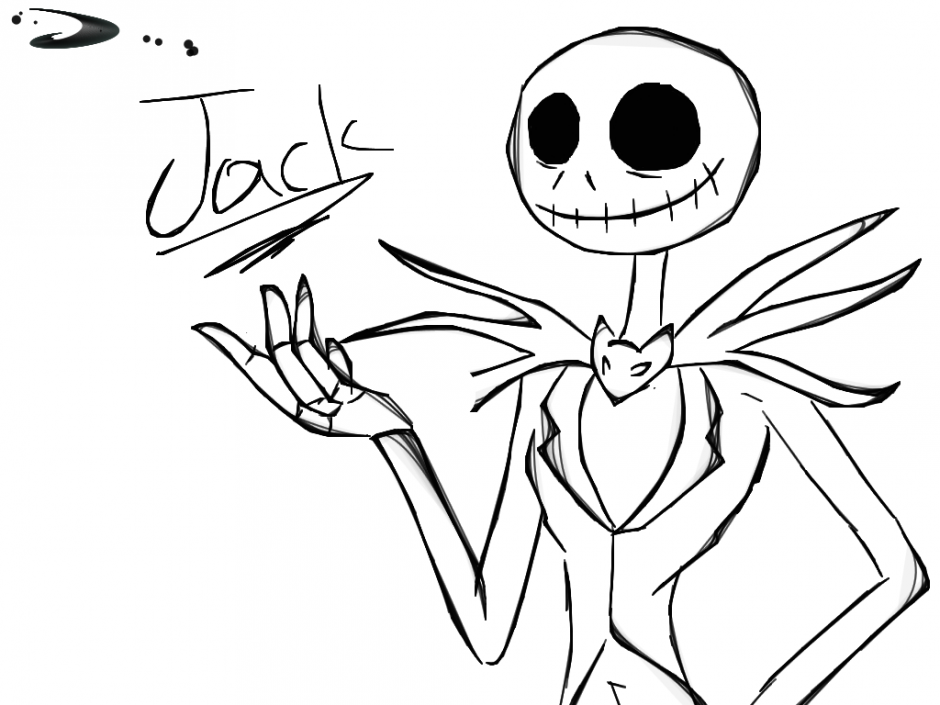 Jack The Pumpkin King Christmas Coloring Pages Halloween 940x705 Jack The Pumpkin King Christmas Coloring Pages Halloween