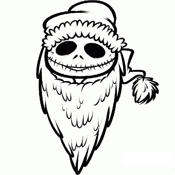 Nightmare Before Christmas Coloring Pages 600x600 Nightmare Before Christmas Coloring Pages