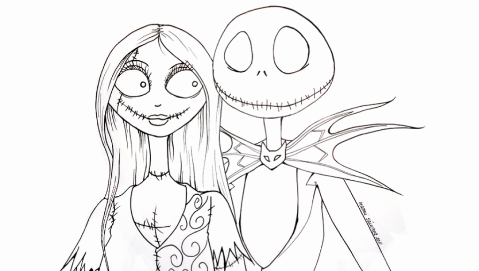 The Nightmare Before Christmas Coloring Pages Collection Free 960x544 The Nightmare Before Christmas Coloring Pages Collection Free