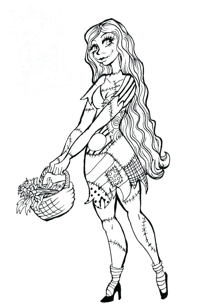 Nightmare Before Christmas Jack And Sally Coloring Pages 736x1053 Nightmare Before Christmas Jack And Sally Coloring Pages