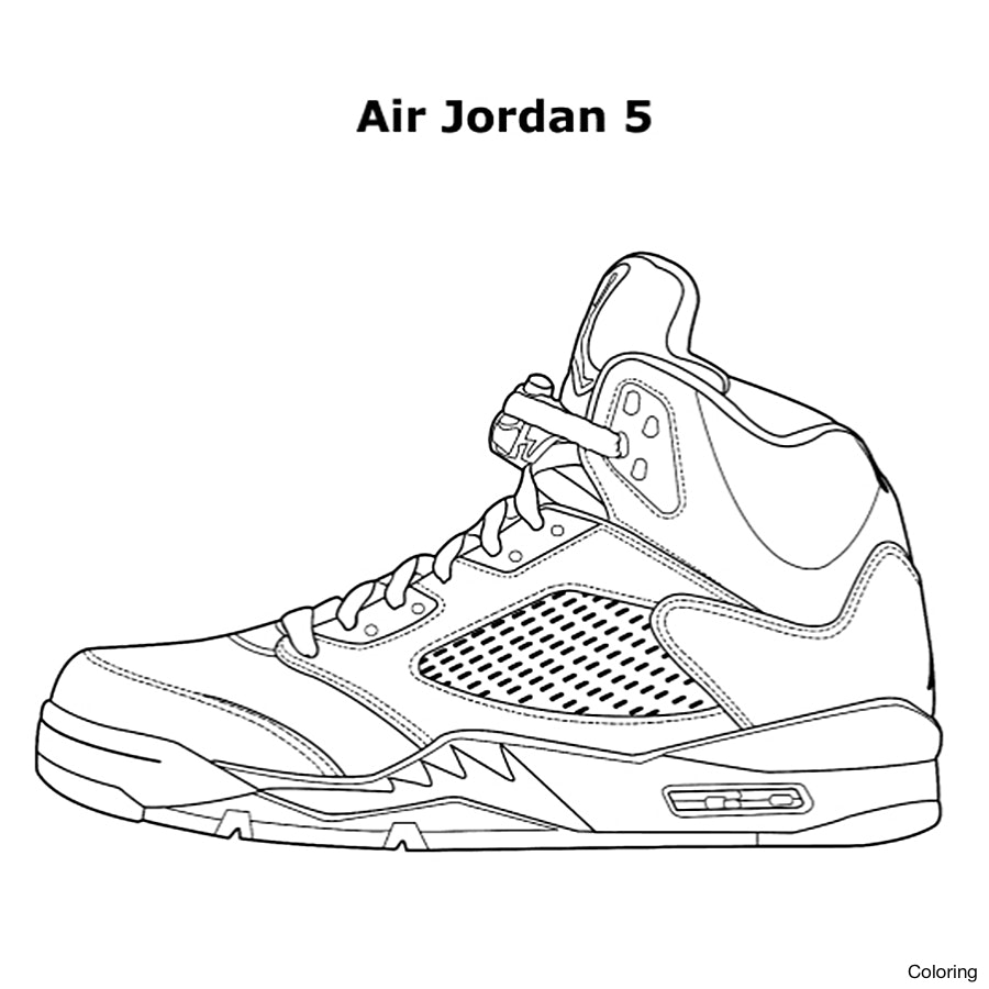 Nike Shoes Coloring Pages at GetColorings.com | Free printable ...