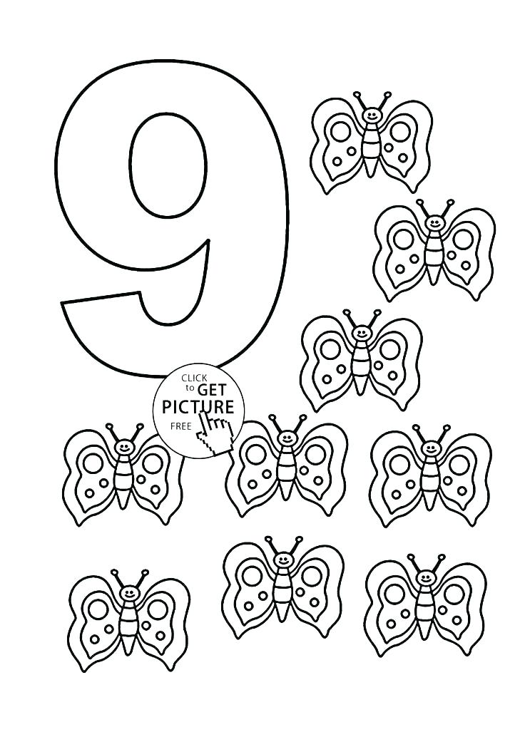 Number 9 Coloring Sheet Coloring Pages With Numbers S Coloring 736x1034 Number 9 Coloring Sheet Coloring Pages With Numbers S Coloring