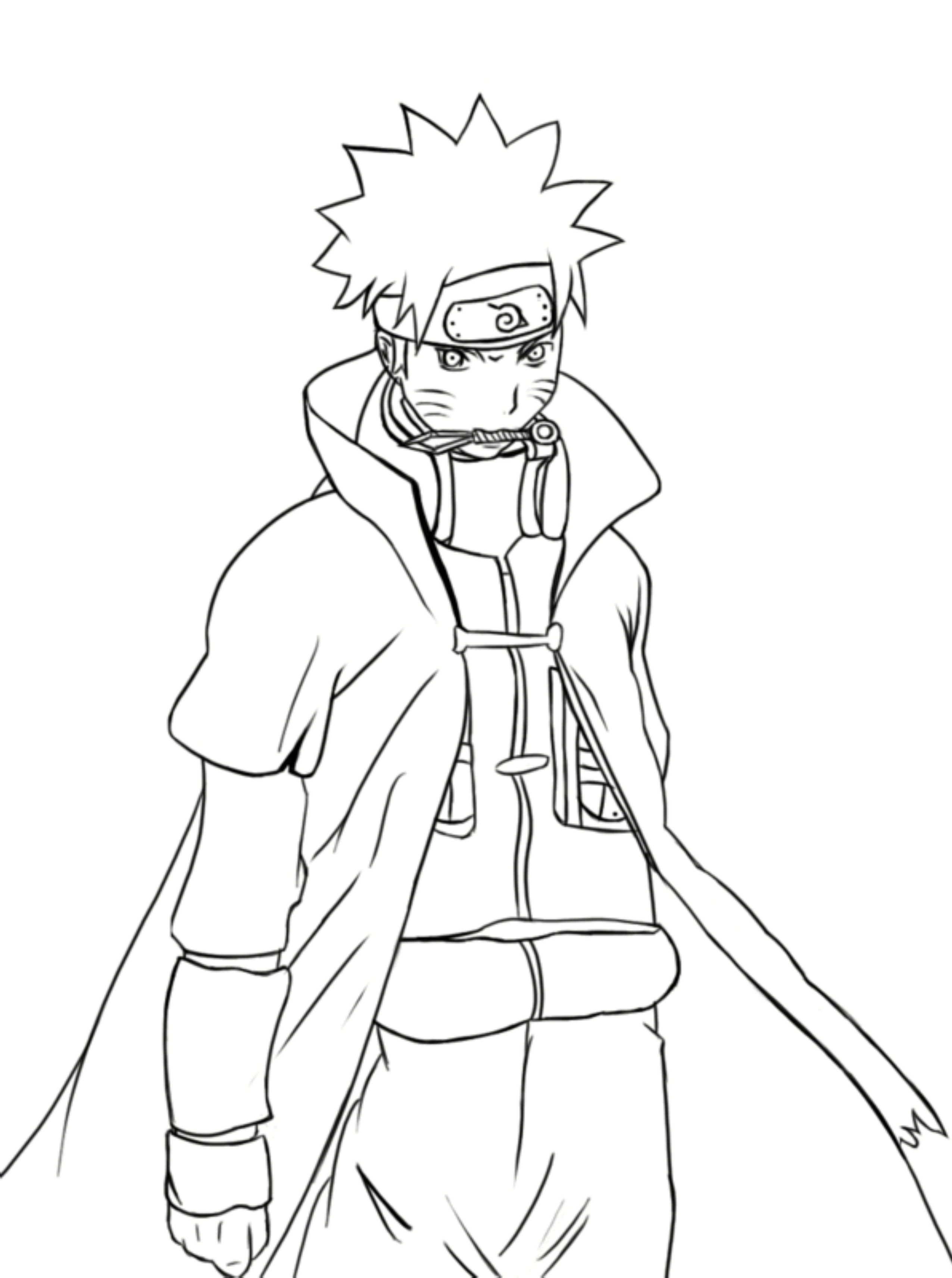 Coloring Picture Of Nine Page Naruto Home 2551x3424 Coloring Picture Of Nine Page Naruto Home