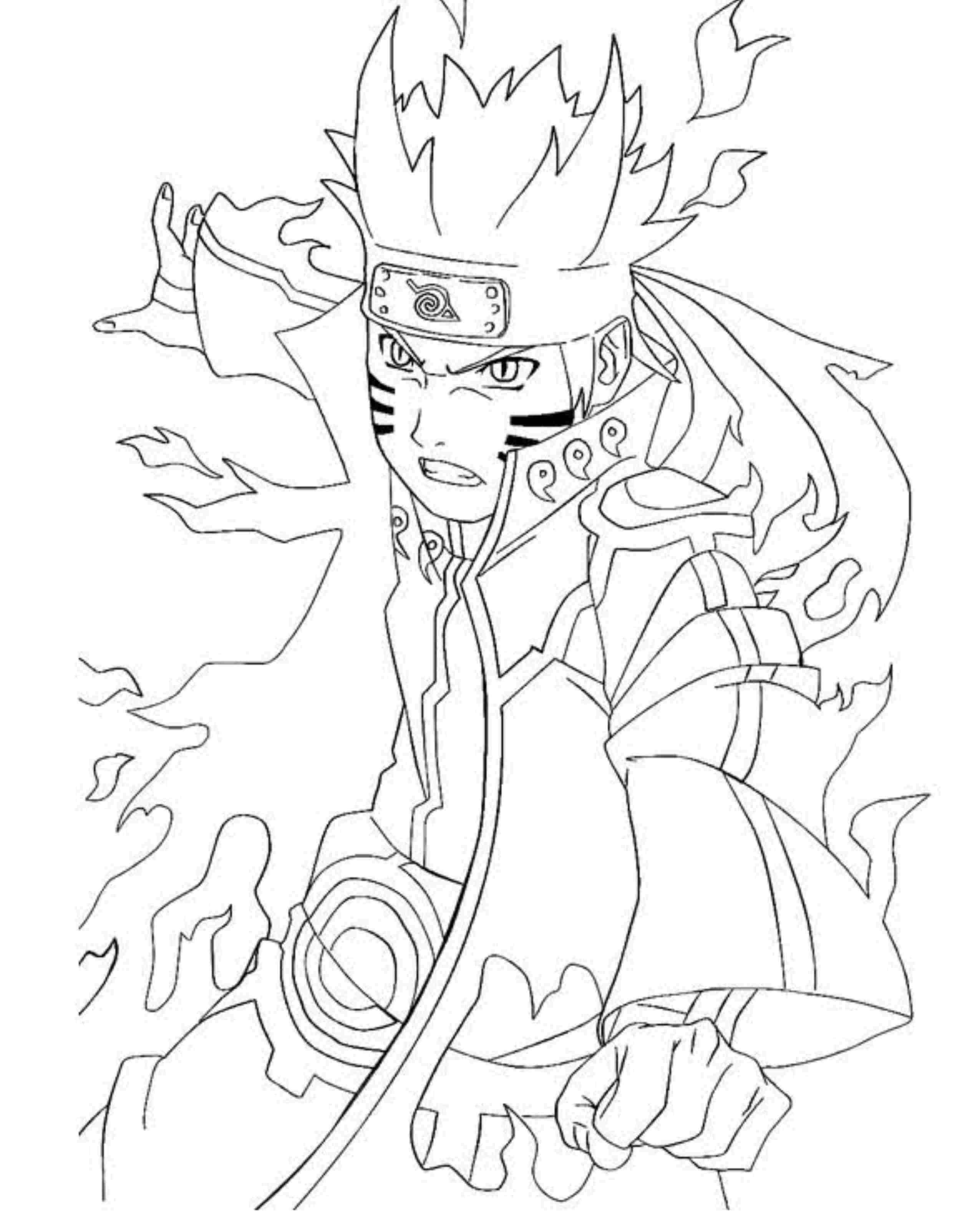 2551x3187 Unusual Naruto Nine Tailed Fox Coloring Pages Of Shippuden