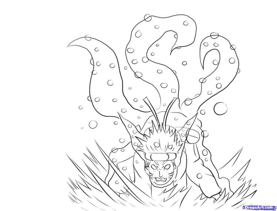 1182x901 Destiny Naruto Nine Tailed Fox Coloring Pages