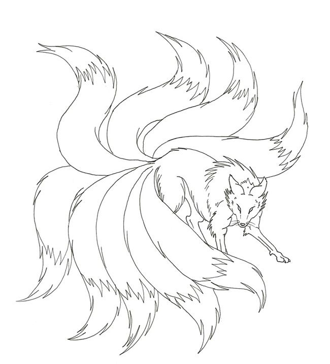 650x717 Naruto Nine Tails Coloring Pages Coloring Pages