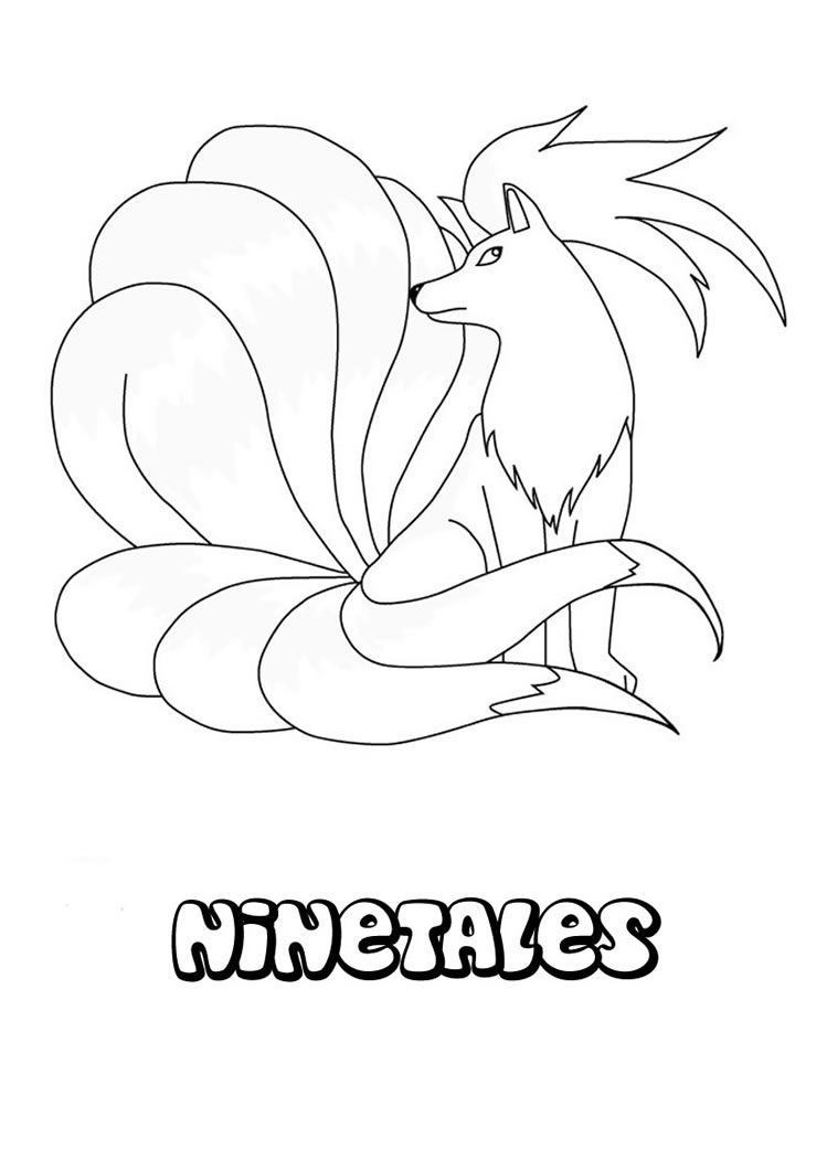 749x1060 Ninetales Coloring Page Party Ideas