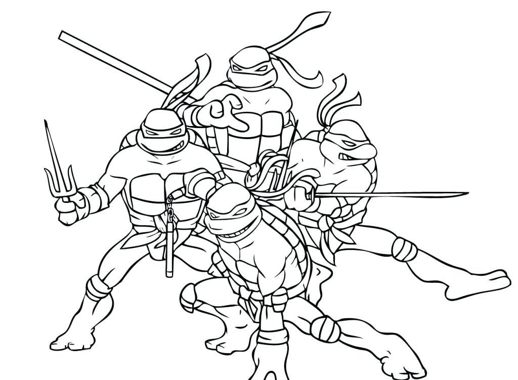 1024x751 Ninja Turtles Coloring Pages Ninja Turtles Coloring Page To Print