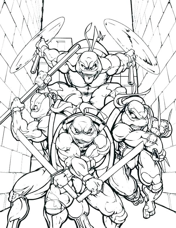600x776 Teenage Mutant Ninja Turtles Coloring Pictures Teenage Mutant
