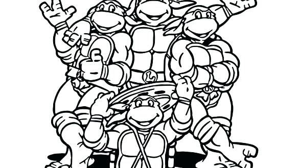 585x329 Turtle Coloring Book Coloring Book Ninja Turtle Coloring Pictures
