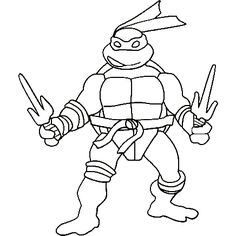 Ninja Turtles Coloring Pages