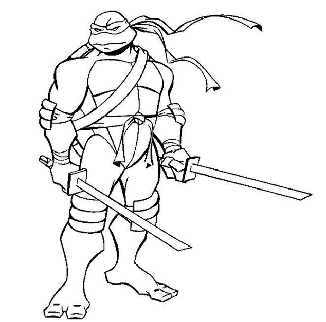Raphael From Teenage Mutant Ninja Turtles Coloring Pages 634x627 Raphael From Teenage Mutant Ninja Turtles Coloring Pages