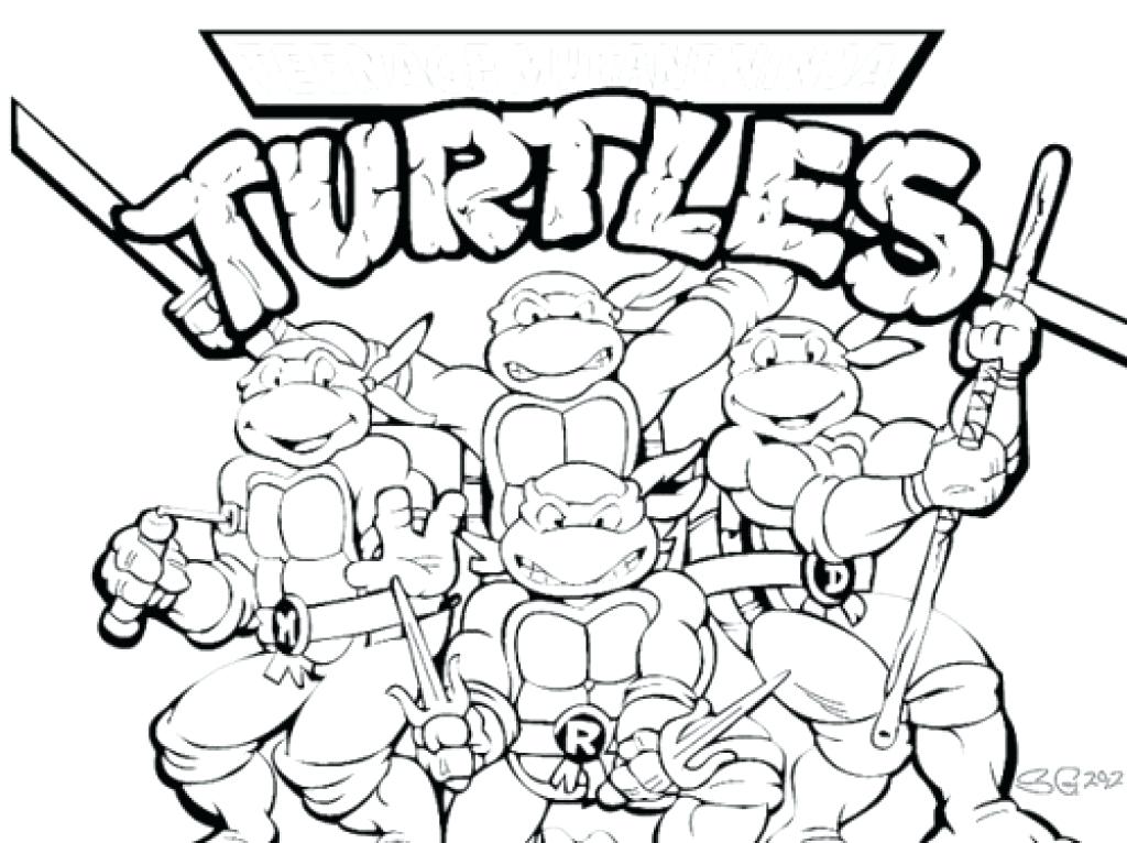 Better Teenage Mutant Ninja Turtle Coloring Pa 1024x766 Better Teenage Mutant Ninja Turtle Coloring Pa