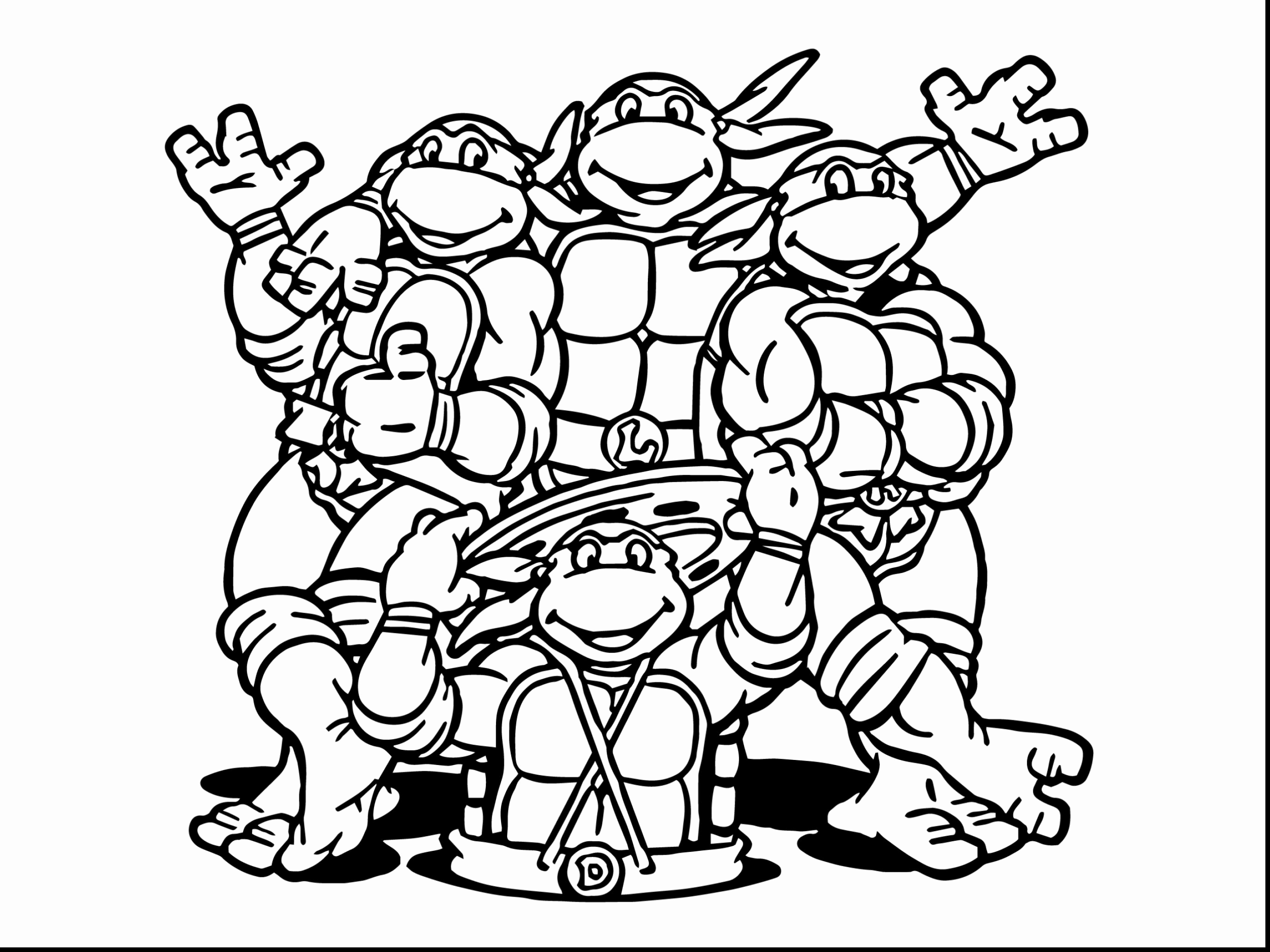 2750x2062 Free Ninja Turtle Coloring Pages Unique Teenage Mutant Ninja