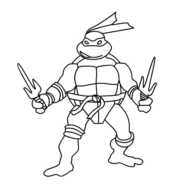 Raphael Ninja Turtle Coloring Pages On Dibujos Para Colorear 580x600 Raphael Ninja Turtle Coloring Pages On Dibujos Para Colorear
