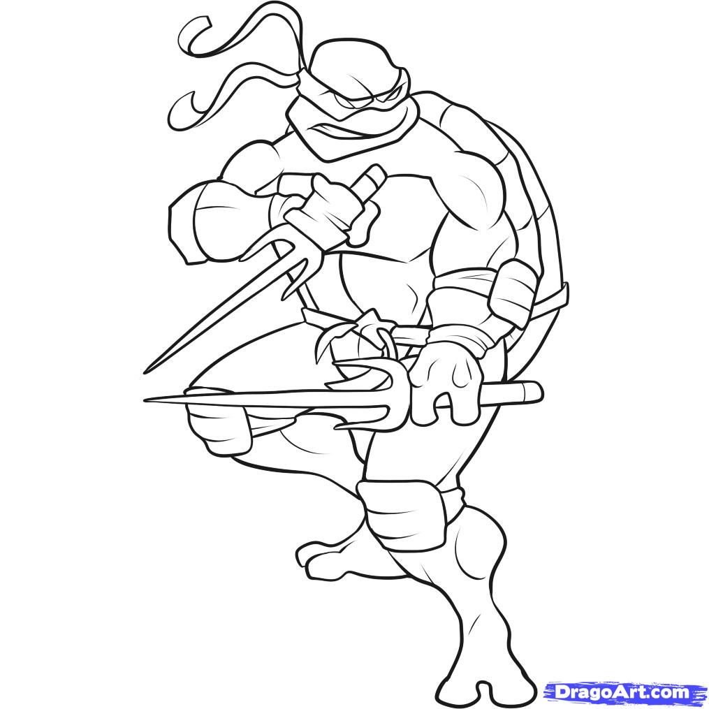 1015x1015 Ninja Turtles Coloring Pages
