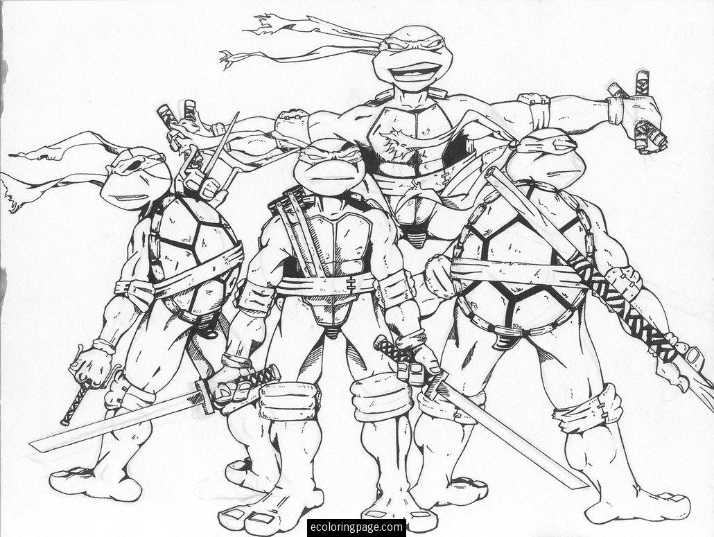 1030x775 Ninja Turtles Coloring Pages Printables 18 In Movie