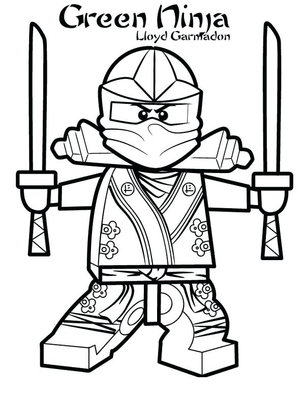 600x776 Ninja Coloring Pages Green Ninja Coloring Page Ninjago Coloring