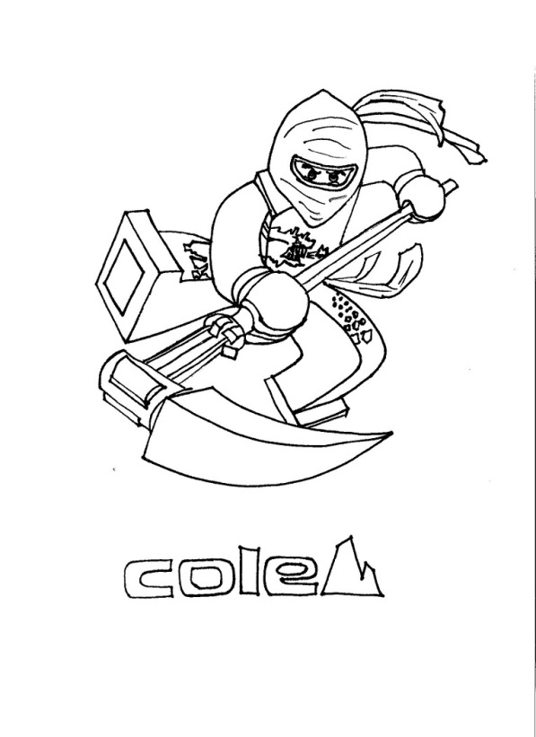 597x821 Coloring Page Lego Ninjago