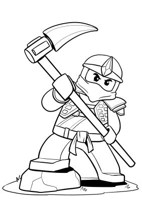 Lego Ninjago Coloring Pages 283x400 Lego Ninjago Coloring Pages