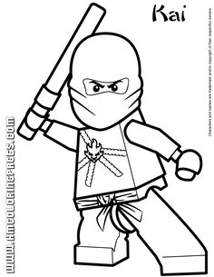Kai The Red Ninja In Lego Ninjago Coloring Pages Fun Coloring 236x305 Kai The Red Ninja In Lego Ninjago Coloring Pages Fun Coloring