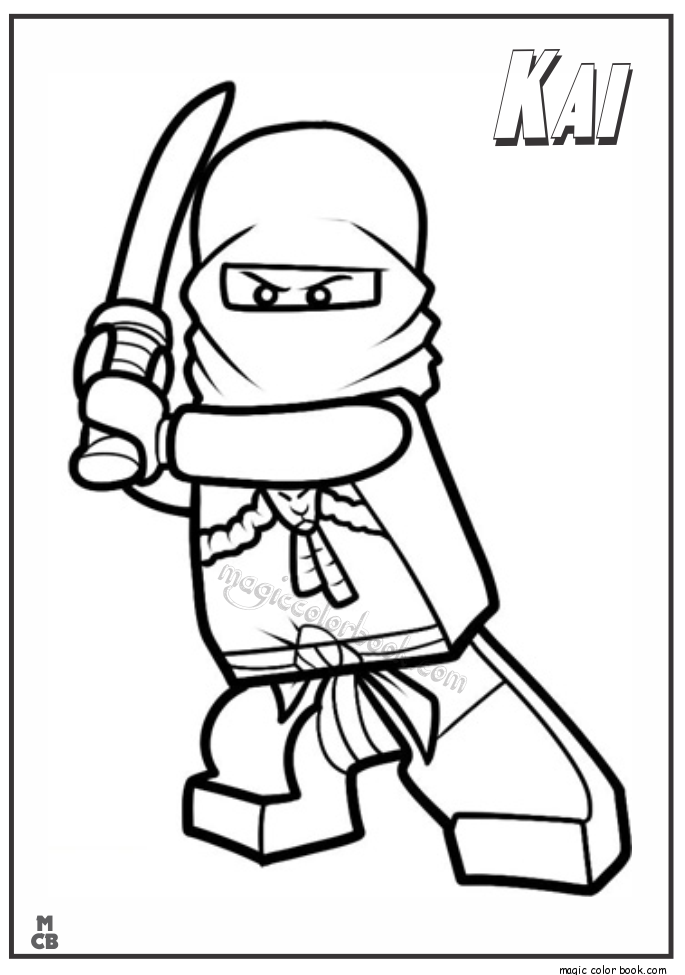 Ninjgo Kai Lego Coloring Pages 685x975 Ninjgo Kai Lego Coloring Pages