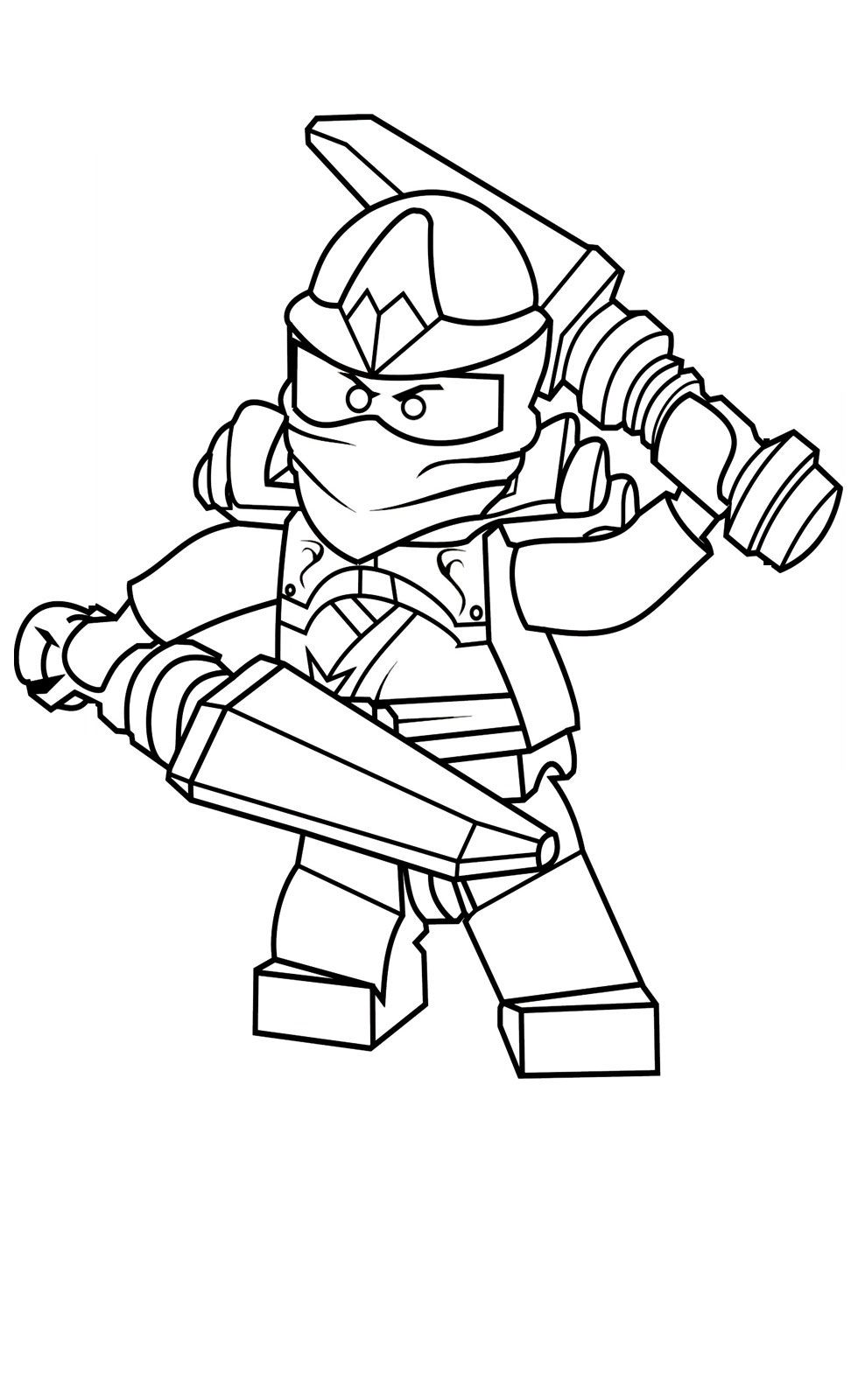 980x1600 Alert Famous Lego Ninjago Lord Garmadon Coloring Pages Free