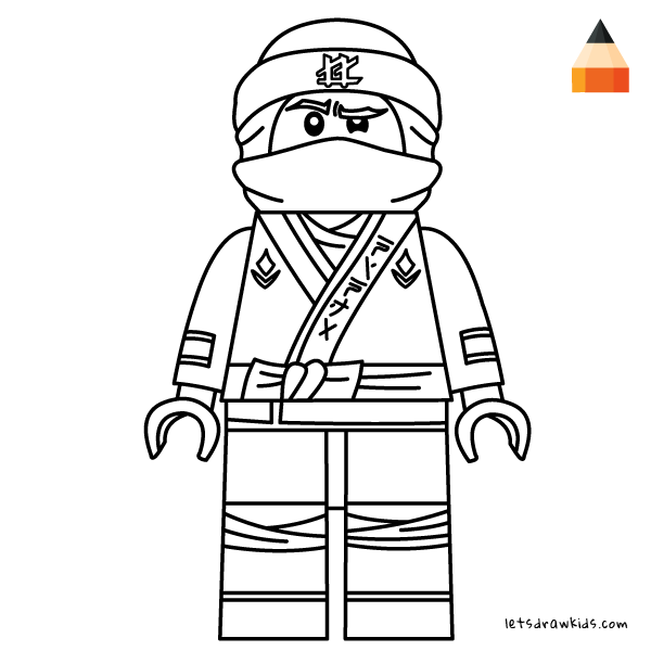 How To Draw Lego Lloyd 600x600 How To Draw Lego Lloyd
