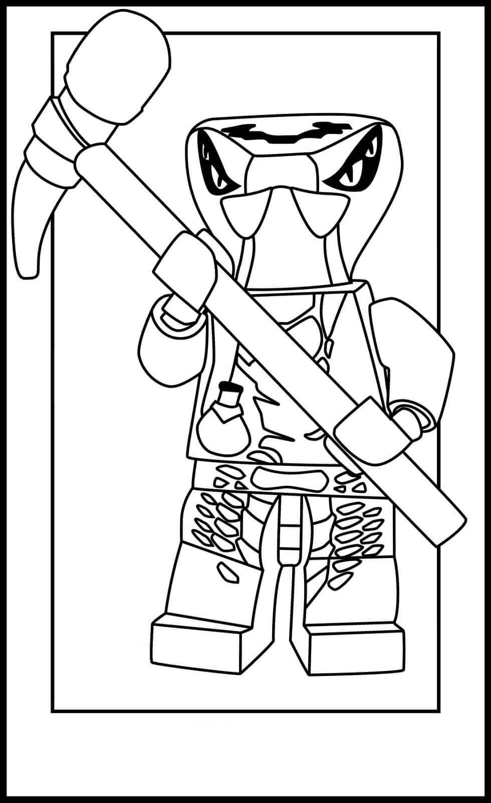 Ninjago Serpentine Coloring Pages