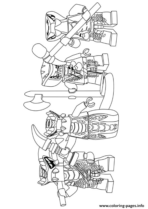 595x842 Ninjago Serpentine Coloring Pages Printable