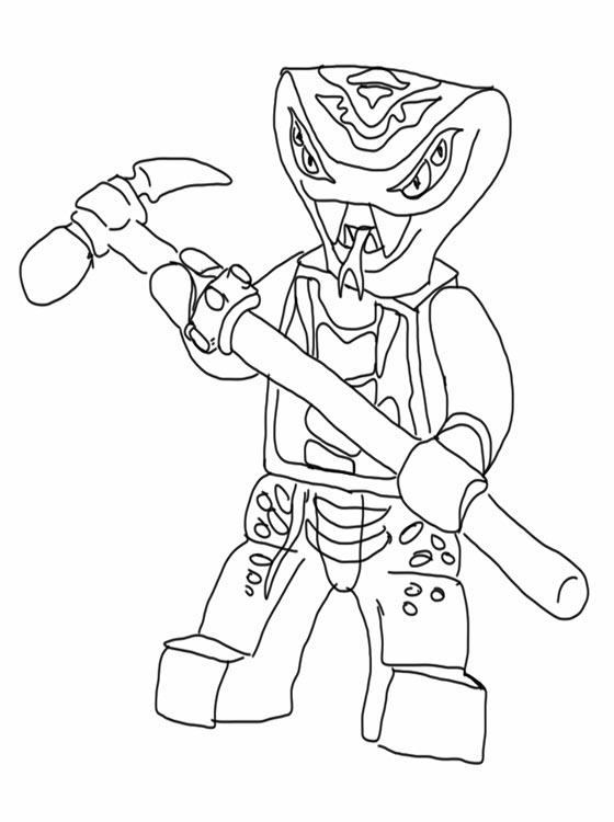 560x750 Lego Ninjago With Rise Of The Snakes And Weapons Coloring Pages