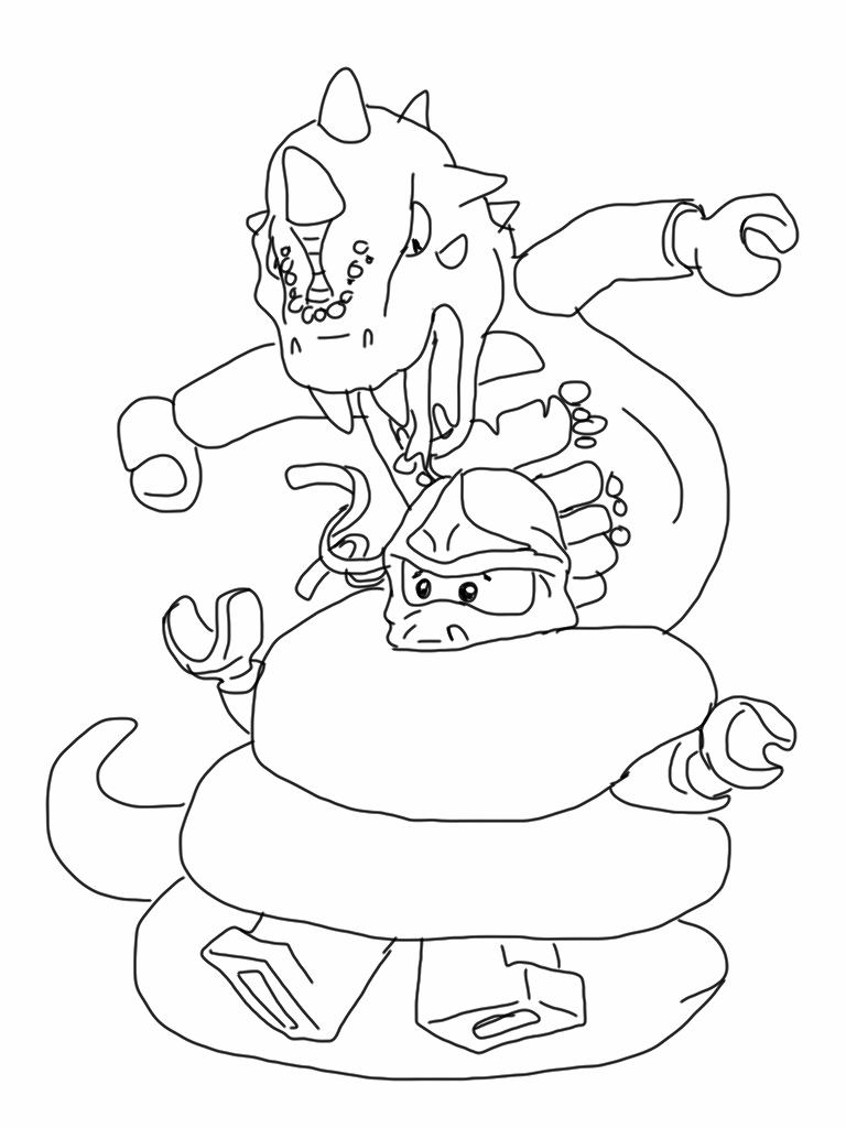 768x1024 Innovative Lego Ninjago Pythor Coloring Pages Top Amazing Cartoon