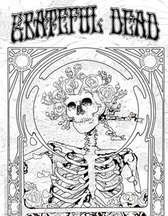 236x304 Grateful Dead Adult Coloring Pages