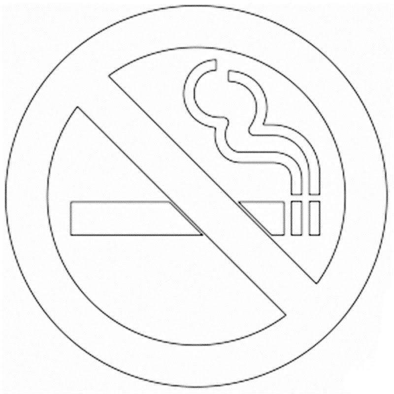 800x800 No Smoking Coloring Pages