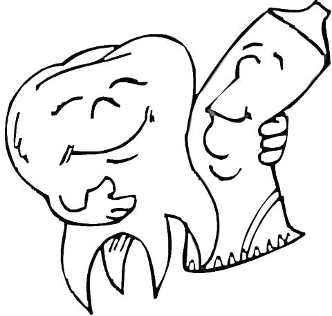 480x457 Tooth Coloring Pages Last Minute Tooth Coloring Sheet Color Page