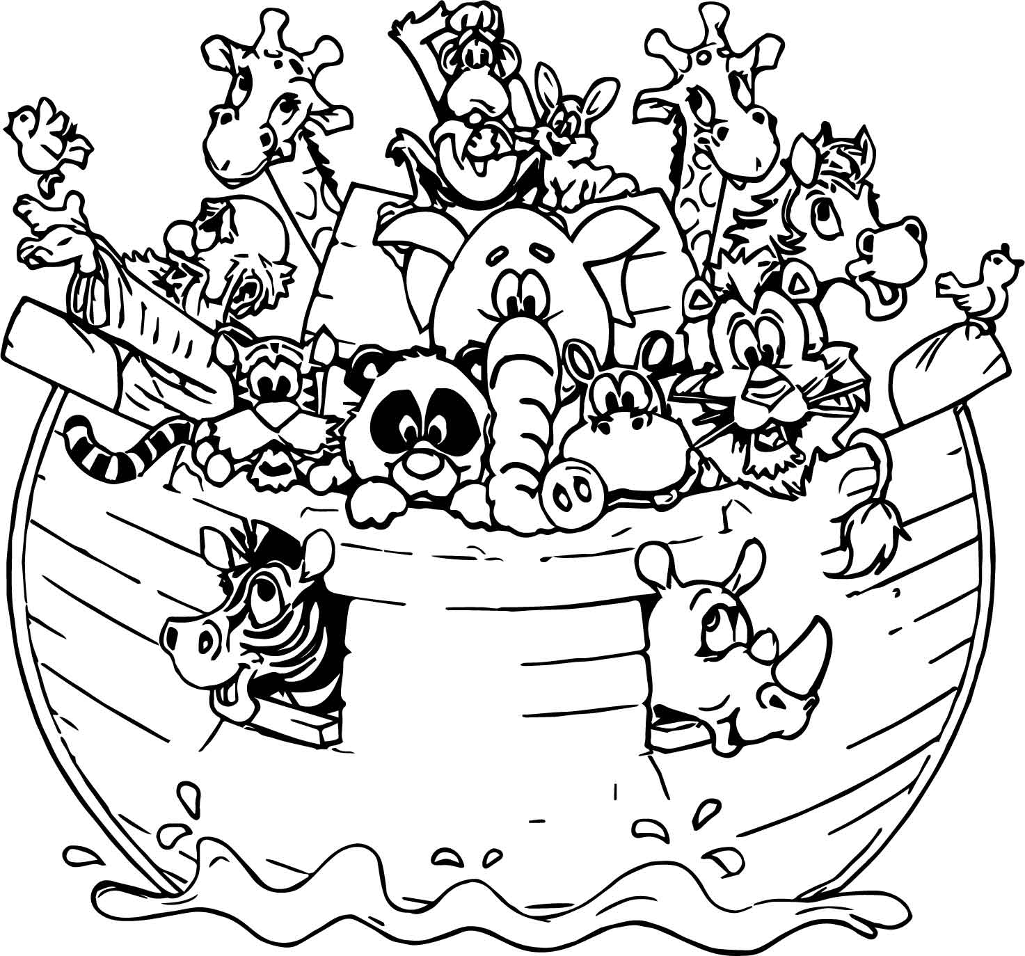 Noah And The Ark Coloring Pages at GetColorings.com | Free printable ...