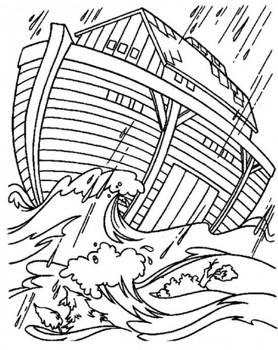 Noahs Ark Coloring Pages Noahs Ark Bible Lesson 550x693 Noahs Ark Coloring Pages Noahs Ark Bible Lesson