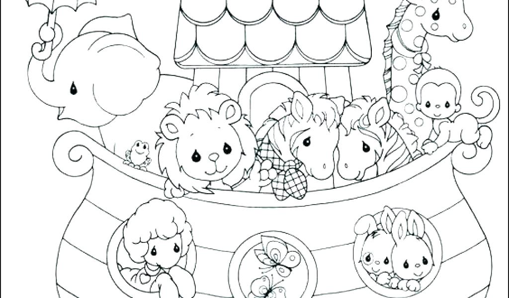 Noah Ark Coloring Page 1024x600 Noah Ark Coloring Page