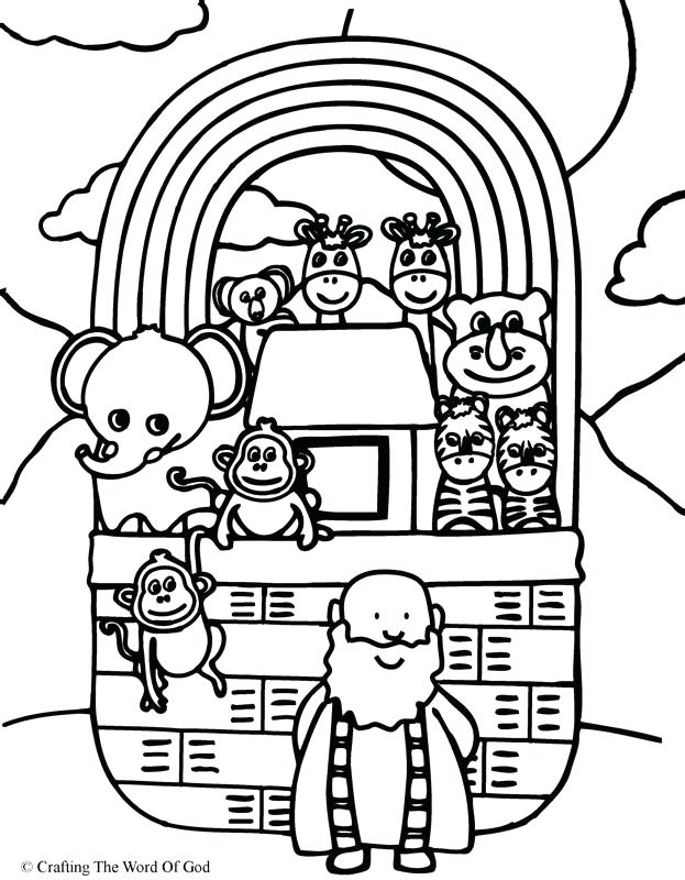 Noah's Ark And Rainbow Coloring Pages Noah Ark Coloring Pages As 623x800 Noah's Ark And Rainbow Coloring Pages Noah Ark Coloring Pages As