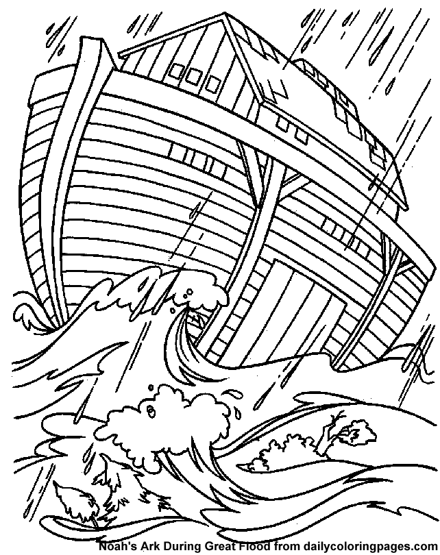 642x810 Bible Coloring Book Pages562363 Flood Coloring Pages