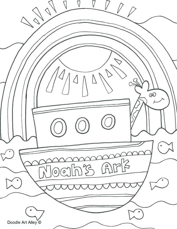 618x800 Noah Coloring Page Ark Coloring Page And Animals Painting