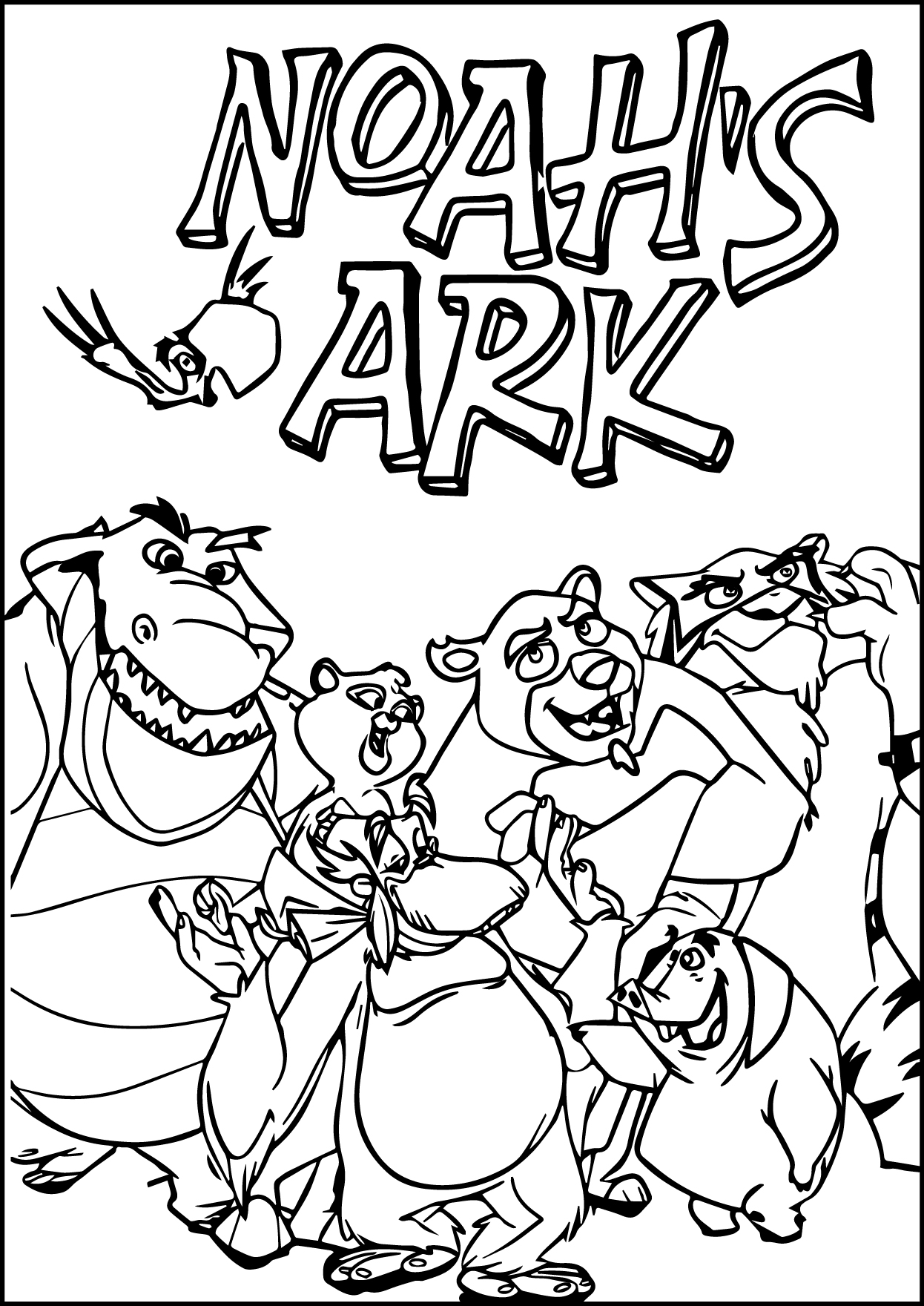 1246x1760 Animal Printouts For Noahs Ark Coloringlab Com Printable Coloring