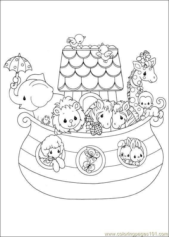 Noah Ark Coloring Page Precious Moments 05 Noahs Ark Larger Image 567x794 Noah Ark Coloring Page Precious Moments 05 Noahs Ark Larger Image