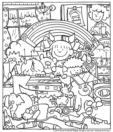 Noah And The Ark Coloring Page 381x447 Noah And The Ark Coloring Page