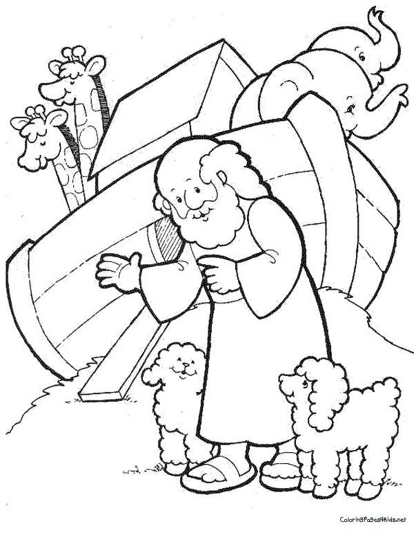 Noah's Ark Coloring Pages 600x771 Noah's Ark Coloring Pages