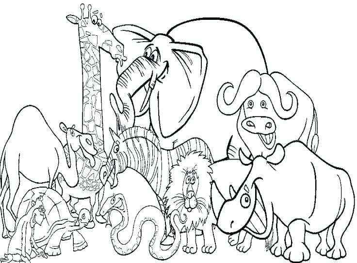 Coloring Animal Pages For Printing Animal Coloring Pages To Print 736x544 Coloring Animal Pages For Printing Animal Coloring Pages To Print